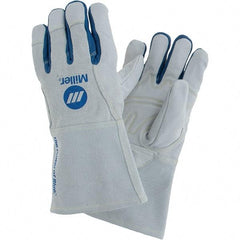 Miller Electric - Welder's & Heat Protective Gloves - ARMOR LN WHT XL 1/PR ARC MIG WELDING GLOVES - Americas Industrial Supply