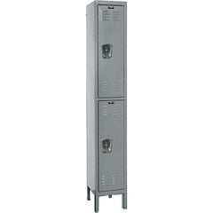 Hallowell - 2 Door, 2 Tier, Premium Wardrobe Lockers - Americas Industrial Supply