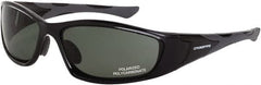 CrossFire - Blue Mirror Lenses, Framed Polarized Glasses - Americas Industrial Supply