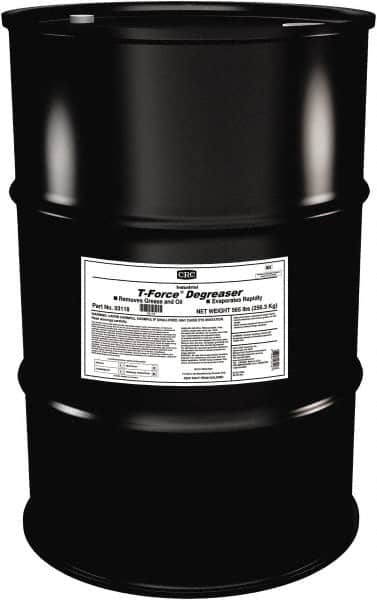 CRC - 55 Gal Drum Cleaner/Degreaser - Liquid, HFC, DCE, Unscented - Americas Industrial Supply