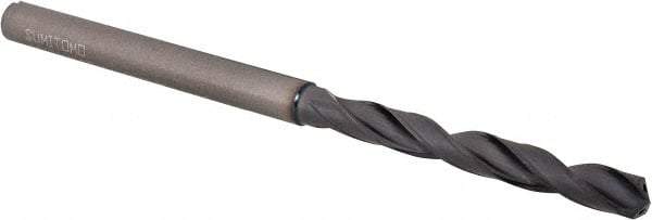 Sumitomo - #3 135° Solid Carbide Jobber Drill - TiAlCr/TiSi Finish, 3.937" OAL - Americas Industrial Supply