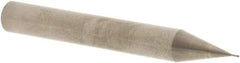 Sumitomo - 0.6mm Diam, 0.4mm LOC, 2 Flute Ball End Mill - Cubic Boron Nitride Finish, Single End, 50mm OAL, 4mm Shank Diam - Americas Industrial Supply
