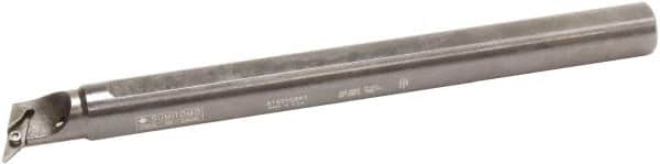 Sumitomo - 1.3" Min Bore Diam, 12" OAL, 1" Shank Diam, A-SVQB Indexable Boring Bar - VBMT 332 Insert, Screw Holding Method - Americas Industrial Supply