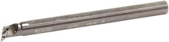 Sumitomo - 1.3" Min Bore Diam, 12" OAL, 1" Shank Diam, A-SVQB Indexable Boring Bar - VBMT 332 Insert, Screw Holding Method - Americas Industrial Supply