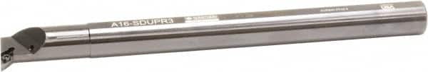 Sumitomo - 1.3" Min Bore Diam, 12" OAL, 1" Shank Diam, A-SDUP Indexable Boring Bar - DPMT 32.52 Insert, Screw Holding Method - Americas Industrial Supply