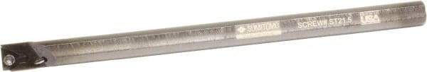Sumitomo - 0.77" Min Bore Diam, 10" OAL, 5/8" Shank Diam, A-STFP Indexable Boring Bar - TPMT 21.51 Insert, Screw Holding Method - Americas Industrial Supply