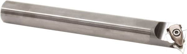 Sumitomo - 1-3/4" Min Bore Diam, 10" OAL, 1-1/4" Shank Diam, A-DTR Indexable Boring Bar - 1.575" Max Bore Depth, DNMG Insert, Clamp Holding Method - Americas Industrial Supply