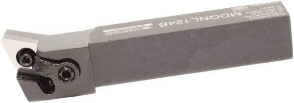 Sumitomo - MDQN, Left Hand Cut, -17.5° Lead Angle, 3/4" Shank Height x 3/4" Shank Width, Negative Rake Indexable Turning Toolholder - 4-1/2" OAL, DNMG 432 Insert Compatibility, Series Multi-Option - Americas Industrial Supply