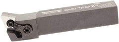 Sumitomo - MDQN, Left Hand Cut, -17.5° Lead Angle, 1-1/4" Shank Height x 1-1/4" Shank Width, Negative Rake Indexable Turning Toolholder - 6" OAL, DNMG 432 Insert Compatibility, Series Multi-Option - Americas Industrial Supply