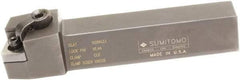 Sumitomo - MSRN, Right Hand Cut, 15° Lead Angle, 1-1/4" Shank Height x 1-1/4" Shank Width, Positive Rake Indexable Turning Toolholder - 6" OAL, SNMG 543 Insert Compatibility, Series Multi-Option - Americas Industrial Supply