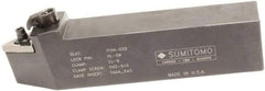 Sumitomo - MTEN, Neutral Cut, 30° Lead Angle, 5/8" Shank Height x 5/8" Shank Width, Negative Rake Indexable Turning Toolholder - 4-1/2" OAL, TNMG 32 Insert Compatibility, Series Multi-Option - Americas Industrial Supply