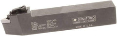 Sumitomo - MDPN, Neutral Cut, 27.5° Lead Angle, 3/4" Shank Height x 3/4" Shank Width, Negative Rake Indexable Turning Toolholder - 4-1/2" OAL, DNMG 332 Insert Compatibility, Series Multi-Option - Americas Industrial Supply