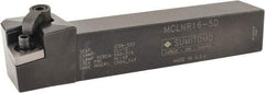 Sumitomo - MCLN, Right Hand Cut, -5° Lead Angle, 1" Shank Height x 1" Shank Width, Negative Rake Indexable Turning Toolholder - 6" OAL, CNMG 543 Insert Compatibility, Series Multi-Option - Americas Industrial Supply