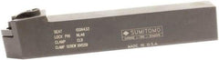 Sumitomo - MSDN, Neutral Cut, 45° Lead Angle, 1" Shank Height x 1" Shank Width, Negative Rake Indexable Turning Toolholder - 6" OAL, SNMG 43 Insert Compatibility, Series Multi-Option - Americas Industrial Supply