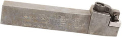 Sumitomo - MCRN, Left Hand Cut, 15° Lead Angle, 3/4" Shank Height x 3/4" Shank Width, Positive Rake Indexable Turning Toolholder - 4-1/2" OAL, CNMG 432 Insert Compatibility, Series Multi-Option - Americas Industrial Supply