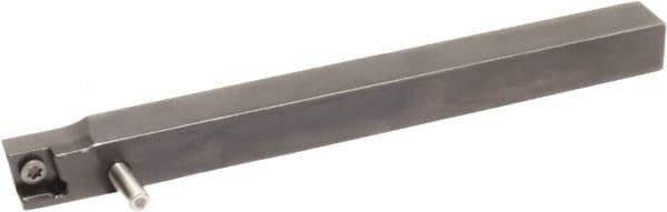 Sumitomo - SCAC, Left Hand Cut, 0° Lead Angle, 5/8" Shank Height x 5/8" Shank Width, Neutral Rake Indexable Turning Toolholder - 4-1/2" OAL, CC.. 32.52 Insert Compatibility, Series Screw Lock - Americas Industrial Supply
