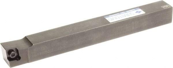 Sumitomo - SCNC, Left Hand Cut, -5° Lead Angle, 3/8" Shank Height x 3/8" Shank Width, Positive Rake Indexable Turning Toolholder - 6" OAL, CCMT 21.51 Insert Compatibility, Series Screw Lock - Americas Industrial Supply