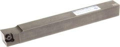 Sumitomo - SCNC, Left Hand Cut, -5° Lead Angle, 3/8" Shank Height x 3/8" Shank Width, Positive Rake Indexable Turning Toolholder - 6" OAL, CCMT 21.51 Insert Compatibility, Series Screw Lock - Americas Industrial Supply