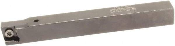 Sumitomo - SCAC, Left Hand Cut, 0° Lead Angle, 3/8" Shank Height x 3/8" Shank Width, Neutral Rake Indexable Turning Toolholder - 4-1/2" OAL, CC.. 21.51 Insert Compatibility, Series Screw Lock - Americas Industrial Supply