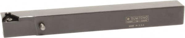 Sumitomo - STAC, Right Hand Cut, -1° Lead Angle, 5/8" Shank Height x 5/8" Shank Width, Positive Rake Indexable Turning Toolholder - 6" OAL, TCMT 32.52 Insert Compatibility, Series Screw Lock - Americas Industrial Supply