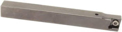 Sumitomo - SCAC, Right Hand Cut, 0° Lead Angle, 3/8" Shank Height x 3/8" Shank Width, Neutral Rake Indexable Turning Toolholder - 4-1/2" OAL, CC.. 21.51 Insert Compatibility, Series Screw Lock - Americas Industrial Supply