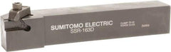 Sumitomo - SS, External, Right Hand, 0.21" Max Depth of Cut, Indexable Grooving Tool Holder - SG 2L Insert Compatibility, 3/4" Shank Height, 3/4" Shank Width, 4-1/2" OAL - Americas Industrial Supply