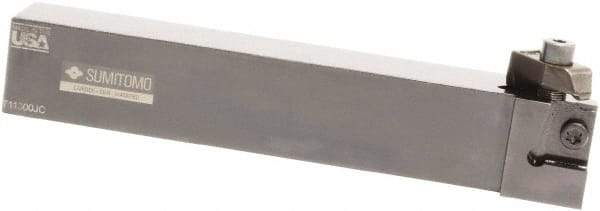Sumitomo - GWB, External, Left Hand, 5mm Max Depth of Cut, 4.5 to 5.99mm Groove Width, Indexable Grooving Tool Holder - CGA.. Insert Compatibility, 25.4mm Shank Height, 25.4mm Shank Width, 153.39mm OAL - Americas Industrial Supply