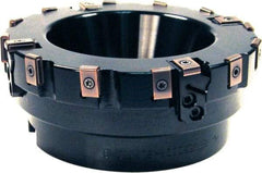 Sumitomo - 16 Inserts, 5.342" Cut Diam, 2" Arbor Diam, Indexable Square-Shoulder Face Mill - 2-1/2" High, LNGX 1605.. Insert Compatibility, Series SumiMill - Americas Industrial Supply