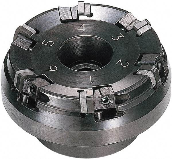 Sumitomo - 125mm Cut Diam, 38.1mm Arbor Hole, 75° Indexable Chamfer & Angle Face Mill - 10 Inserts, SNEN 0903..\xB6SNG 32. Insert, Right Hand Cut, Series Sumiboron - Americas Industrial Supply