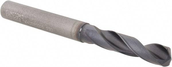 Sumitomo - 7.5mm 135° Solid Carbide Screw Machine Drill Bit - TiAlCr/TiSi Finish, 33mm Flute Length, 78mm OAL - Americas Industrial Supply