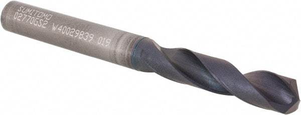 Sumitomo - 0.277" 135° Solid Carbide Screw Machine Drill Bit - TiAlCr/TiSi Finish, 1.2992" Flute Length, 2.874" OAL - Americas Industrial Supply
