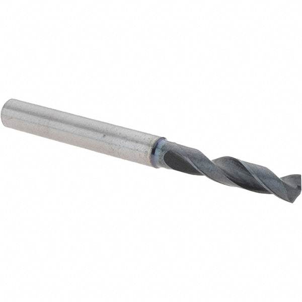 Sumitomo - 5.22mm 135° Solid Carbide Screw Machine Drill Bit - TiAlCr/TiSi Finish, 0.9843" Flute Length, 2.5591" OAL - Americas Industrial Supply