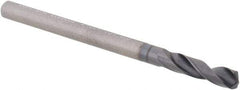 Sumitomo - 3mm 135° Solid Carbide Screw Machine Drill Bit - TiAlCr/TiSi Finish, 13mm Flute Length, 45mm OAL - Americas Industrial Supply