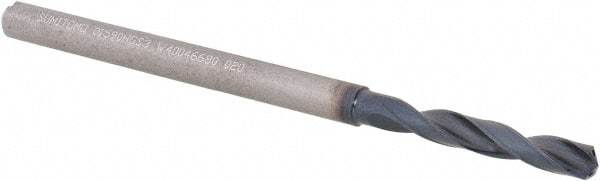Sumitomo - #21 135° Solid Carbide Screw Machine Drill Bit - TiAlCr/TiSi Finish, 0.9843" Flute Length, 3.1496" OAL, Through Coolant - Americas Industrial Supply