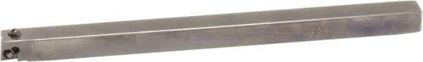 Sumitomo - PCLC, Right Hand Cut, -5° Lead Angle, 3/8" Shank Height x 3/8" Shank Width, Positive Rake Indexable Turning Toolholder - 6" OAL, CCMT 21.51 Insert Compatibility, Series Swiss - Americas Industrial Supply