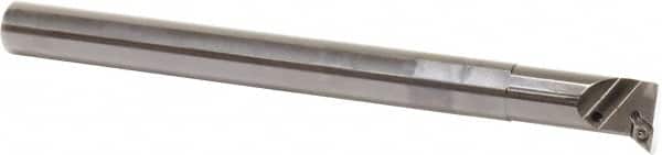 Sumitomo - 1.3" Min Bore Diam, 12" OAL, 1" Shank Diam, A-SDUC Indexable Boring Bar - DCMT 32.52 Insert, Screw Holding Method - Americas Industrial Supply