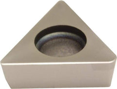 Sumitomo - NC-TPGA222 Grade BNC200 PCBN Turning Insert - TiN Finish, 60° Triangle, 1/4" Inscr Circle, 1/8" Thick, 1/32" Corner Radius - Americas Industrial Supply