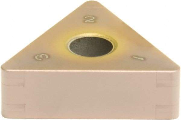 Sumitomo - 6NC-TNGA331 Grade BNC100 PCBN Turning Insert - TiCN Finish, 60° Triangle, 3/8" Inscr Circle, 3/16" Thick, 1/64" Corner Radius - Americas Industrial Supply