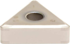 Sumitomo - 6NC-TNGG332 SV Grade BNC200 PCBN Turning Insert - TiN Finish, 60° Triangle, 3/8" Inscr Circle, 3/16" Thick, 1/32" Corner Radius - Americas Industrial Supply