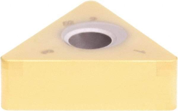 Sumitomo - 3NC-TNGA332 Grade BNC300 PCBN Turning Insert - TiN Finish, 60° Triangle, 3/8" Inscr Circle, 3/16" Thick, 1/32" Corner Radius - Americas Industrial Supply