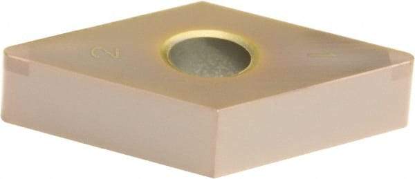 Sumitomo - 2NC-DNGA432 Grade BNC160 PCBN Turning Insert - TiN Finish, 55° Diamond, 1/2" Inscr Circle, 3/16" Thick, 1/32" Corner Radius - Americas Industrial Supply