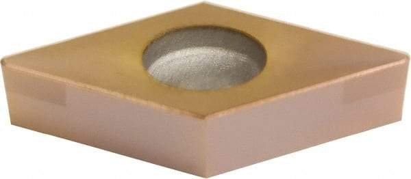 Sumitomo - 2NC-DCGA32.51 Grade BNC160 PCBN Turning Insert - TiN Finish, 55° Diamond, 3/8" Inscr Circle, 5/32" Thick, 1/64" Corner Radius - Americas Industrial Supply