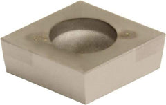 Sumitomo - 2NC-CCGA32.51 W Grade BNC200 PCBN Turning Insert - TiN Finish, 80° Diamond, 3/8" Inscr Circle, 5/32" Thick, 1/64" Corner Radius - Americas Industrial Supply
