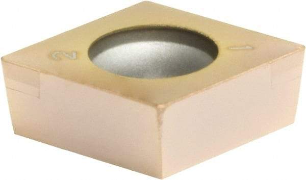 Sumitomo - 2NC-CCGA32.51 LS Grade BNC100 PCBN Turning Insert - TiCN Finish, 80° Diamond, 3/8" Inscr Circle, 5/32" Thick, 1/64" Corner Radius - Americas Industrial Supply