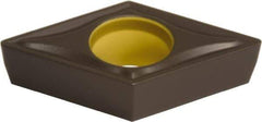 Sumitomo - DCMT32.52 EMU Grade AC415K Carbide Turning Insert - Proprietary Finish, 55° Diamond, 3/8" Inscr Circle, 5/32" Thick, 1/32" Corner Radius - Americas Industrial Supply