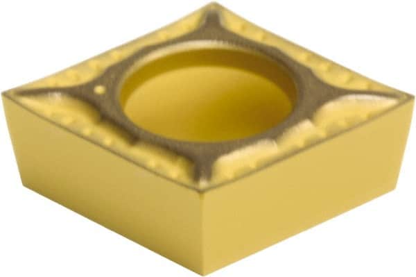 Sumitomo - CCGT32.50 ESI Grade AC630M Carbide Turning Insert - Al2O3 Finish, 80° Diamond, 3/8" Inscr Circle, 5/32" Thick, 0.0039" Corner Radius - Americas Industrial Supply