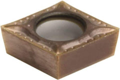 Sumitomo - CCGT32.51 ESI Grade AC520U Carbide Turning Insert - TiAlN/AlCrN Finish, 80° Diamond, 3/8" Inscr Circle, 5/32" Thick, 1/64" Corner Radius - Americas Industrial Supply