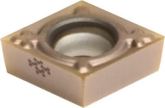 Sumitomo - CCGT32.5.001 EFC Grade AC530U Carbide Turning Insert - TiAlN/AlCrN Finish, 80° Diamond, 3/8" Inscr Circle, 5/32" Thick, 0.0039" Corner Radius - Americas Industrial Supply