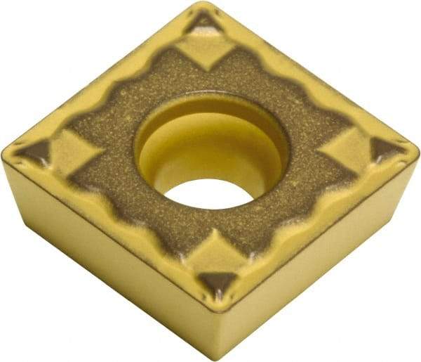 Sumitomo - SPMT322 ELU Grade AC820P Carbide Turning Insert - Al2O3 Finish, 90° Square, 3/8" Inscr Circle, 1/8" Thick, 1/32" Corner Radius - Americas Industrial Supply
