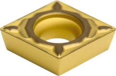 Sumitomo - CPMT321 ELU Grade AC630M Carbide Turning Insert - Al2O3 Finish, 80° Diamond, 3/8" Inscr Circle, 1/8" Thick, 1/64" Corner Radius - Americas Industrial Supply